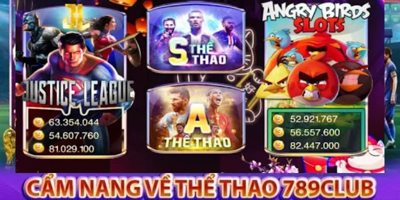 Sảnh thể thao cực đỉnh được yêu thích trên cổng game 789Club